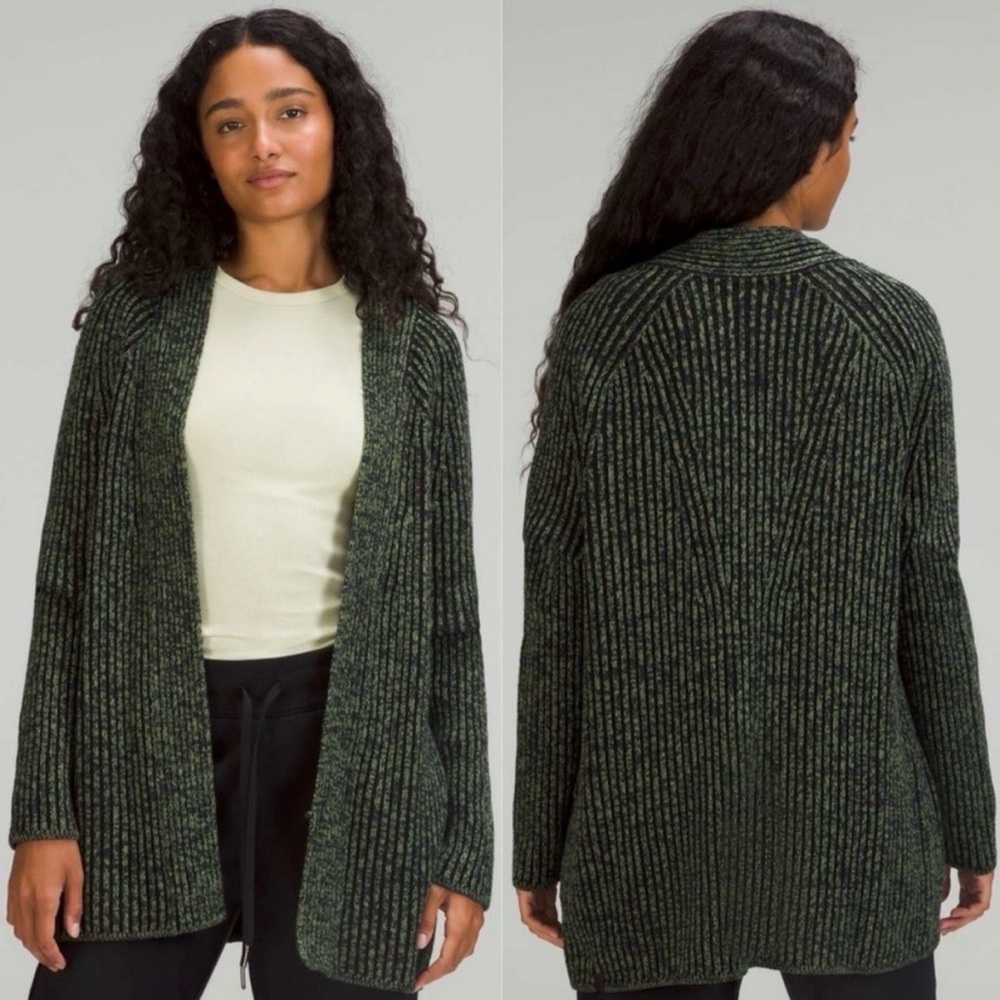 Lululemon Athletica CottonCashmere Blend Cardigan Oversized Athleisure